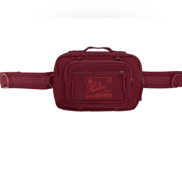 Raf Simons x Eastpak Loop Waistbag Pouch in Burgundy - Picture 10 of 13